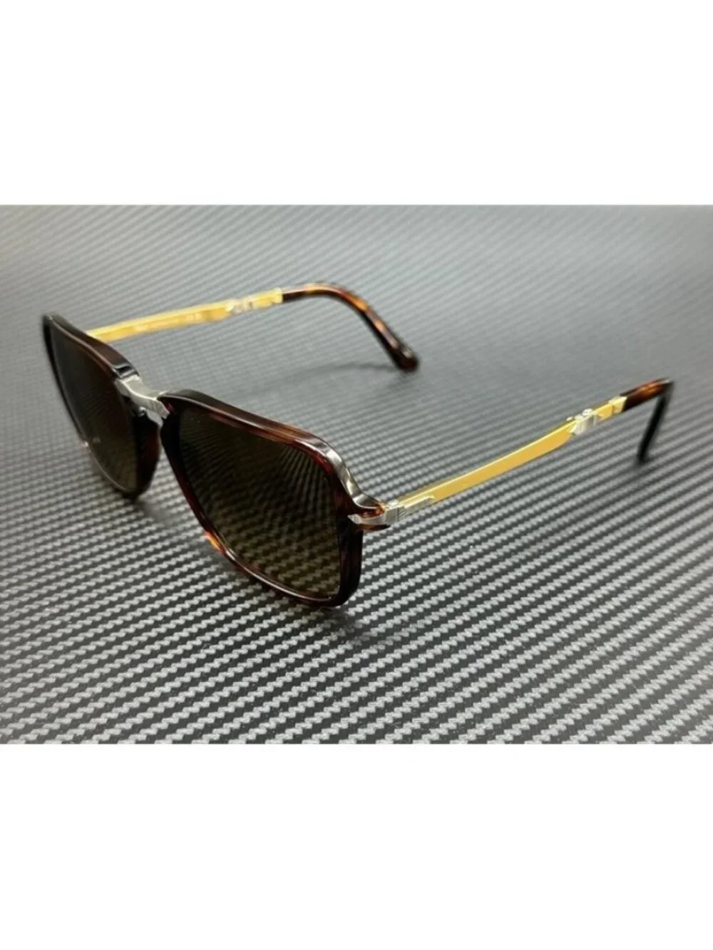 New Persol Men Havana Sunglasses 54-21-145